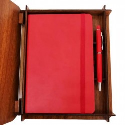 Ahşap Kutulu Defter Kalem Dekoratif Hediyelik Ahşap Kutulu Defter Kalem Dekoratif Hediyelik