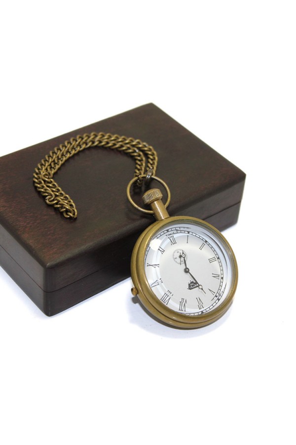 Ahşap Kutulu Köstekli Saat