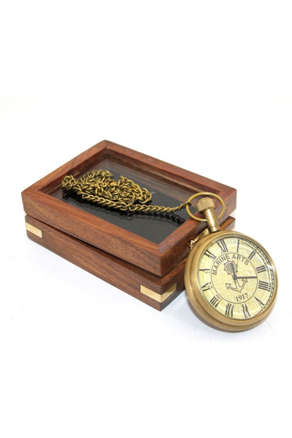 Ahşap Kutulu Köstekli Saat