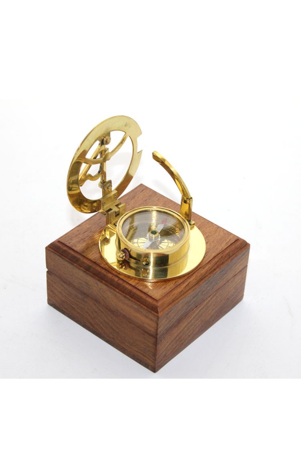 Ahşap Kutulu Pusula