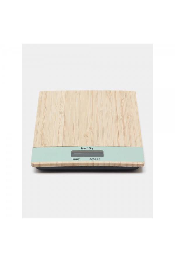 Ahşap Lüks Dijital Ekranlı 15 Kg 1 Gr Hassas Elektronik Mutfak Terazisi