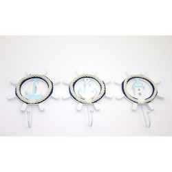 Ahşap Marin Dümenli Askılık Ahşap Marin Dümenli Askılık