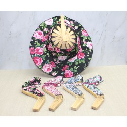 Ahşap Şapkalı Yelpaze