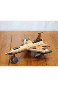 Ahşap Uçak Biblo Ahşap Uçak Biblo