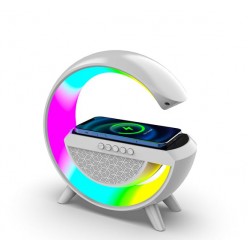 Akıllı Masa Lambası Hoparlör Led Işık Kablosuz Şarj Akıllı Masa Lambası Hoparlör Led Işık Kablosuz Şarj