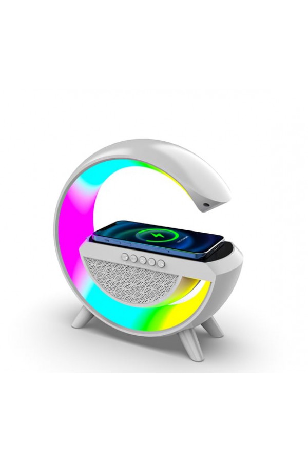 Akıllı Masa Lambası Hoparlör Led Işık Kablosuz Şarj