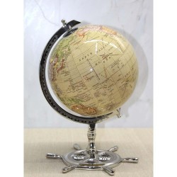 Altı Dümenli Dekoratif Dünya Küre Altı Dümenli Dekoratif Dünya Küre