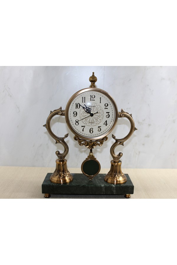 Altı Mermer Masa Üstü Saat