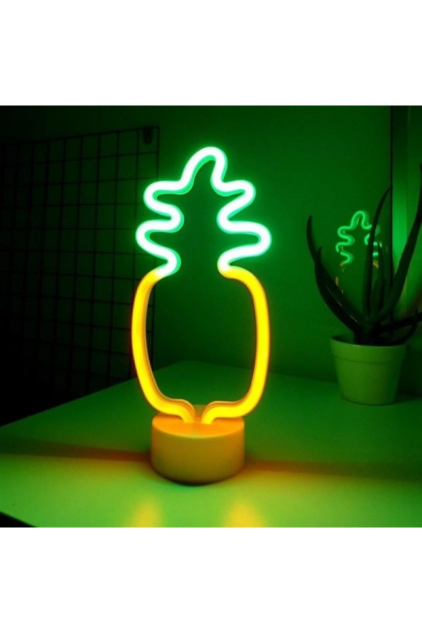 Ananas Çift Renk Işıklı Gece Lambası