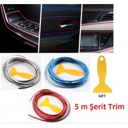 Araba Dekorasyon Şeridi 5 Metre Trim Şeridi Araba Dekorasyon Şeridi 5 Metre Trim Şeridi