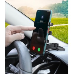 Araba Gösterge Üstüne Takılan 360 Oynar Başlıklı Telefon Tutucu Araba Gösterge Üstüne Takılan 360 Oynar Başlıklı Telefon Tutucu