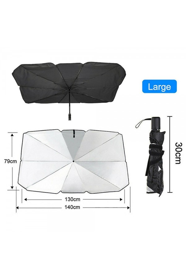 Araba Güneş Gölge Koruyucu Şemsiye Oto Ön Cam Güneşlik(145cm*79cm) Araba Güneş Gölge Koruyucu Şemsiye Oto Ön Cam Güneşlik(145cm*79cm)