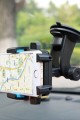 Araç İçi Cam ve Torpido Vantuzlu Telefon Tutucu