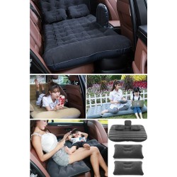 Araç İçi Şişme Yatak Araba Kamp Yatağı Yastıklı Yatak Seti