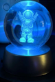 ASTRONOT Plastik altlıklı Işıklı Cam Küre 6cm