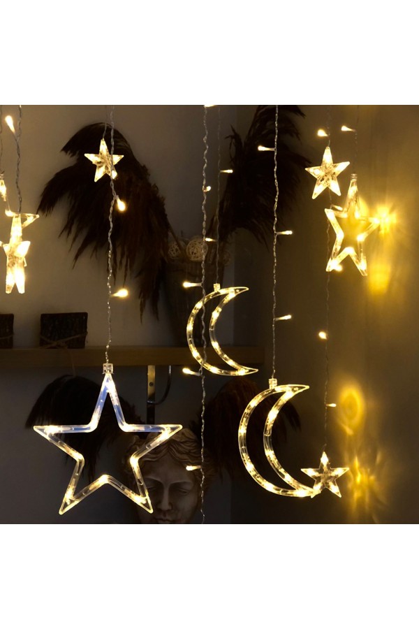 Ay Yıldız Perde LED
