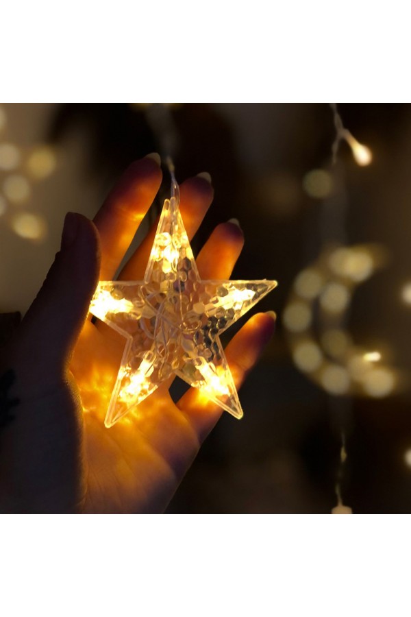 Ay Yıldız Perde LED