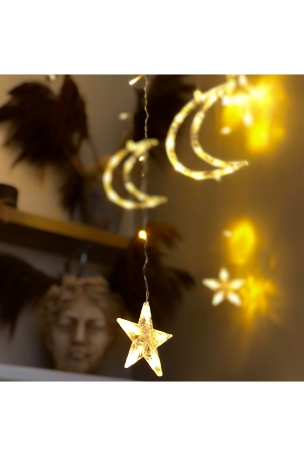 Ay Yıldız Perde LED