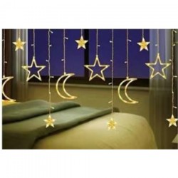 Ay Yıldız Perde Led Gün Işığı Ay Yıldız Perde Led Gün Işığı