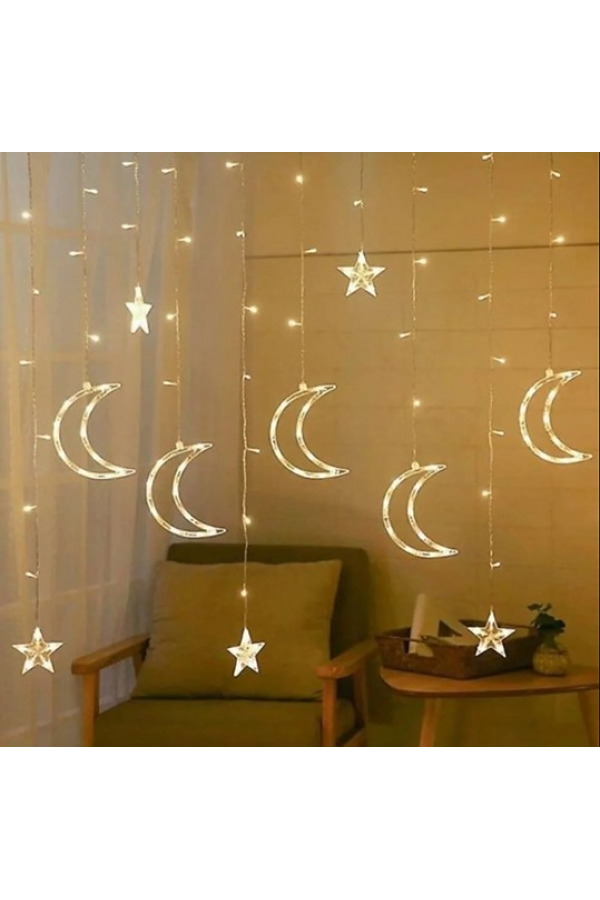 Ay Yıldızlı Saçak Led