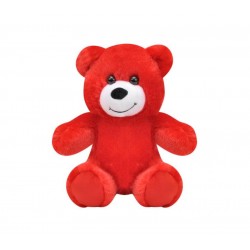 Ayı 15 cm Kırmızı Pelüş Ayı Çocuk Oyuncak