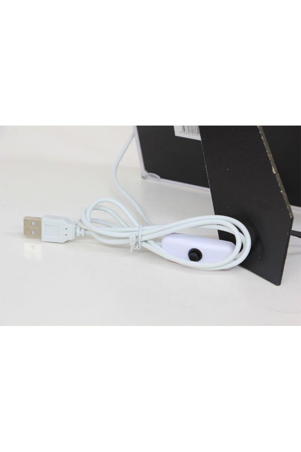 Ayna Led li Çerçeve Led Işıklı Kalpli Fotoğraf Çerçevesi
