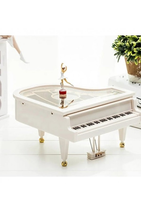Balerinli Dans Eden Piyano Müzik Kutusu N-46