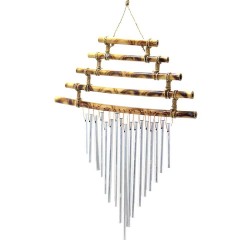 Bambu 5 Katlı Metal Rüzgar Çanı Bambu 5 Katlı Metal Rüzgar Çanı