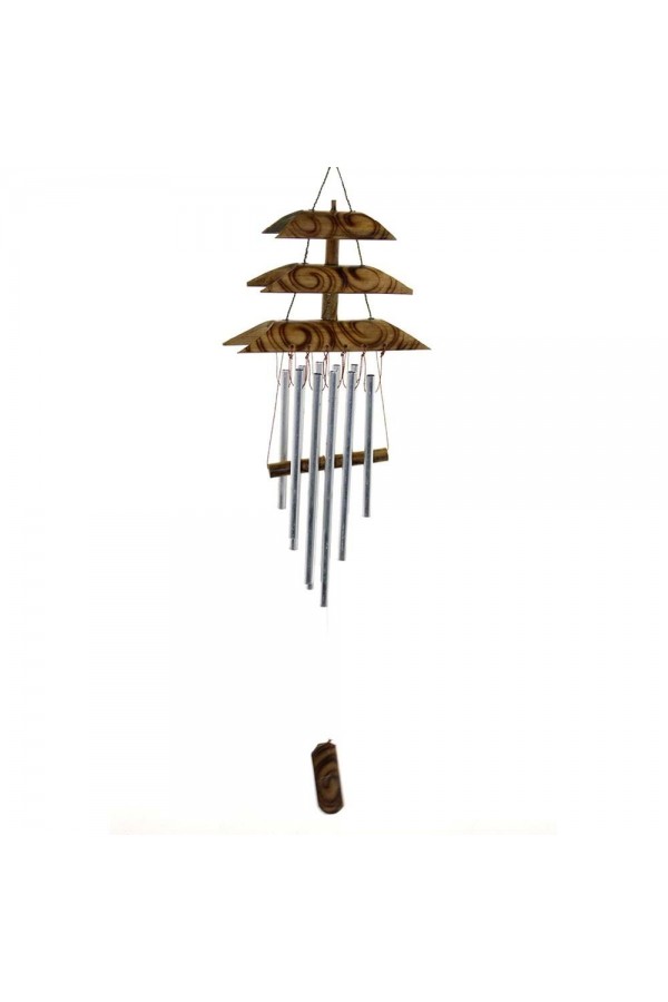 Bambu Metal Çanlı Rüzgar Çanı