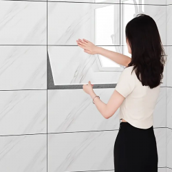 Beyaz Mermer Desenli Alüminyum Plastik Duvar Sticker Beyaz Mermer Desenli Alüminyum Plastik Duvar Sticker