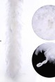 Beyaz Renk Kabarık Kalın Otriş Boa Tüy 6 cm Genişlik 180-200 cm Uzunluk Beyaz Renk Kabarık Kalın Otriş Boa Tüy 6 cm Genişlik 180-200 cm Uzunluk