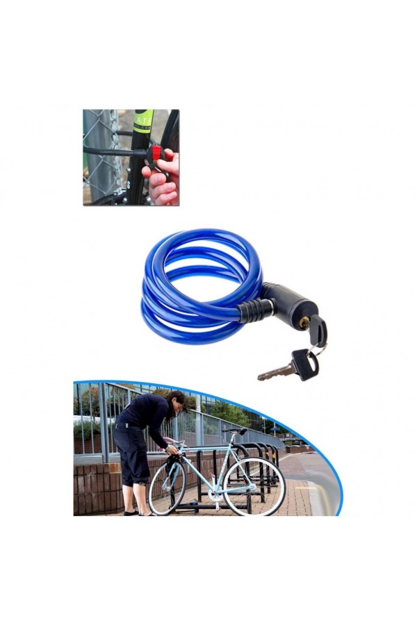Bisiklet Kilidi Anahtarlı 11.5MM x 85CM