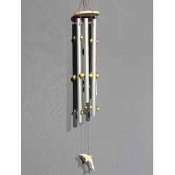 Boncuklu Metal Rüzgar Çanı