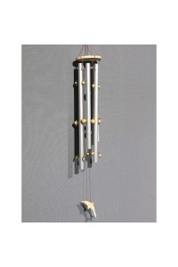 Boncuklu Metal Rüzgar Çanı