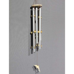 Boncuklu Metal Rüzgar Çanı