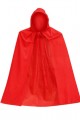 Parti Cadılar Bayramı Halloween Kapişonlu Kırmızı Pelerin 90 cm