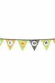 Cadılar Bayramı Kabak Temalı Halloween Yazılı Banner Süs Flama 3 Metre