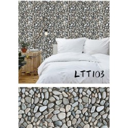 Çakıl Taşı Desenli Yapışkanlı Kaplama Kağıdı Büyük Boy 3 Metre Çakıl Taşı Desenli Yapışkanlı Kaplama Kağıdı Büyük Boy 3 Metre