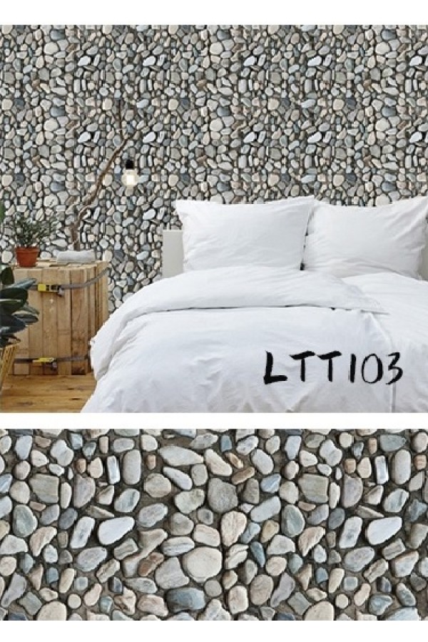 Çakıl Taşı Desenli Yapışkanlı Kaplama Kağıdı Büyük Boy 5 Metre Çakıl Taşı Desenli Yapışkanlı Kaplama Kağıdı Büyük Boy 5 Metre