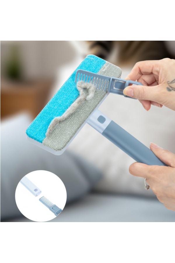 Çift Yönlü Evcil Hayvan Tüy Toplayıcı ve Yüzey Temizleme Fırçası