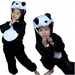 Çocuk Panda Kostümü 2-3 Yaş 80 cm Çocuk Panda Kostümü 2-3 Yaş 80 cm