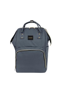 Çok Amaçlı Anne Bebek Bakım Sırt Çantası Klasik Gri