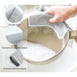 Çok Amaçlı Sihirli Tel Temizlik Bezi Çok Amaçlı Sihirli Tel Temizlik Bezi