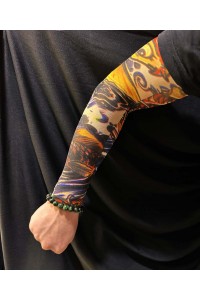 Çorap Dövme Giyilebilir Kol Bacak Dövmesi Likralı 2 Adet Model 27