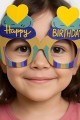 Doğum Günü Renkli Karton Happy Birthday Gözlüğü 6 Adet Doğum Günü Renkli Karton Happy Birthday Gözlüğü 6 Adet