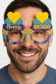 Doğum Günü Renkli Karton Happy Birthday Gözlüğü 6 Adet Doğum Günü Renkli Karton Happy Birthday Gözlüğü 6 Adet