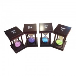 Dekoratif Ahşap Kum Saati 10 Dakika 13.5cm