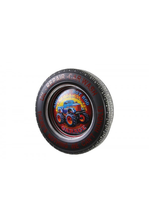 Dekoratif Araba Tekerleği 4x4 Temalı Led Işıklı Vintage Hediyelik