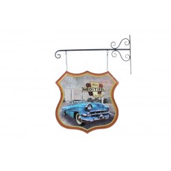 Dekoratif Çift Yönlü Car Trip Temalı Ferforje Askı Dekoratif Çift Yönlü Car Trip Temalı Ferforje Askı