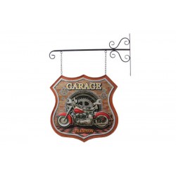 Dekoratif Çift Yönlü Motor Temalı Ferforje Askı Hediyelik